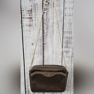 VALENTINO WITH UNBRANDED GOLD TONED CROSSBODY STRAP